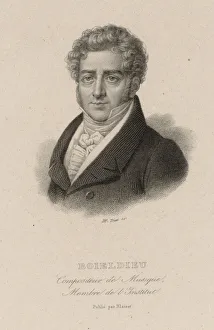 Portrait of the composer Francois-Adrien Boieldieu (1775-1834), 1845 Portrait of the composer Francois-Adrien Boieldieu (1775-1834), 1845