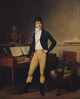 Portrait of the composer Francois-Adrien Boieldieu (1775-1834), 1800. Artist: Boilly, Louis-Leopold (1761-1845)