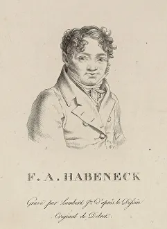 Portrait of the composer François Antoine Habeneck (1781-1849), 1813. Creator: Lambert, Jean Baptiste Ponce (active 1785-1820)