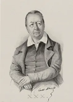 Laurens Prints: Portrait of the composer Francois Henri Joseph Castil-Blaze (1784-1857), 1841