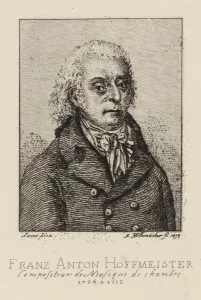 Portrait of the composer Franz Anton Hoffmeister (1754-1812). Creator: Hillemacher