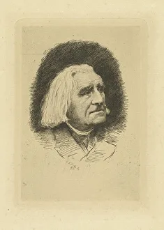 Franz Liszt Prints: Portrait of the Composer Franz Liszt (1811-1886)