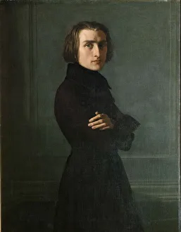 1839 Prints: Portrait of the Composer Franz Liszt (1811-1886)