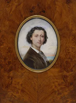 Muzeum Narodowe Prints: Portrait of the Composer Franz Liszt (1811-1886), 1836. Creator: Besnard nee Vaillant