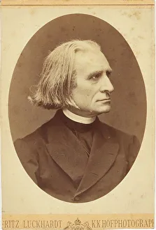 Franz Liszt Prints: Portrait of the Composer Franz Liszt (1811-1886)