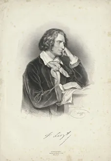 Franz Liszt Prints: Portrait of the Composer Franz Liszt (1811-1886)