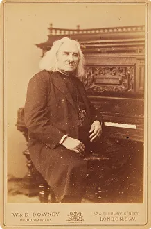 Franz Liszt Prints: Portrait of the Composer Franz Liszt (1811-1886)