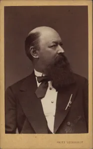 Portrait of the composer Franz von Suppe(1819-1895), c. 1880