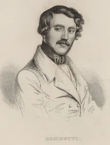 Portrait of the composer Gaetano Donizetti (1797-1848)