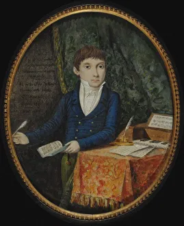 Portrait of the composer Gaetano Donizetti (1797-1848) as a youth, 1810s