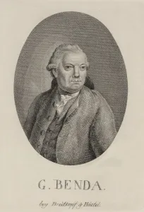 Portrait of the composer Georg Benda (1722-1795), Late 18th cent