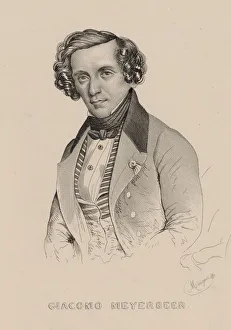 Portrait of the composer Giacomo Meyerbeer (1791-1864), 1836