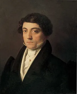 Portrait of the composer Gioachino Antonio Rossini (1792-1868), c. 1830