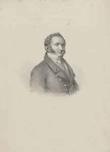 1826 Prints: Portrait of the composer Gioachino Antonio Rossini (1792-1868), 1826. Creator: Anonymous