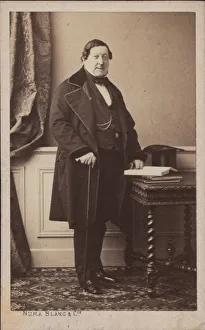Portrait of the composer Gioachino Antonio Rossini (1792-1868), before 1868