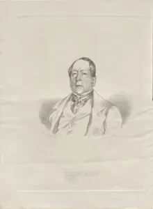 Portrait of the composer Gioachino Antonio Rossini (1792-1868), 1852