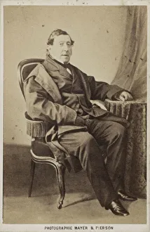 Portrait of the composer Gioachino Antonio Rossini (1792-1868), ca 1860