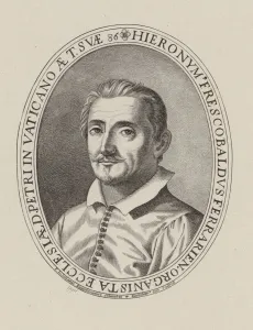 Huyot Prints: Portrait of the composer Girolamo Frescobaldi (1583-1643)