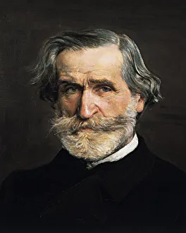 Portrait of the Composer Giuseppe Verdi (1813-1901). Detail, 1886