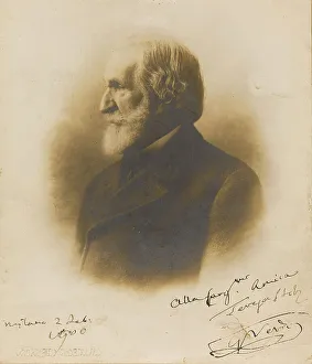 Portrait of the Composer Giuseppe Verdi (1813-1901), c. 1900
