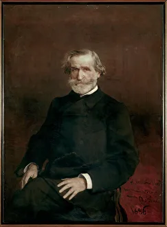 Portrait of the Composer Giuseppe Verdi (1813-1901), 1886 Portrait of the Composer Giuseppe Verdi (1813-1901), 1886