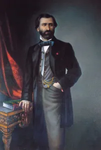 Portrait of the Composer Giuseppe Verdi (1813-1901), 1858