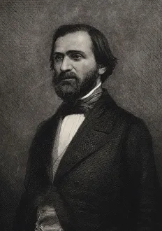 Verdi Prints: Portrait of the Composer Giuseppe Verdi (1813-1901)