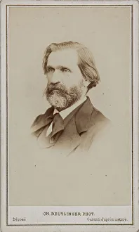 Verdi Prints: Portrait of the Composer Giuseppe Verdi (1813-1901)