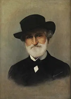 Verdi Prints: Portrait of the Composer Giuseppe Verdi (1813-1901)