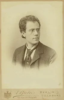 Hamburg Prints: Portrait of composer Gustav Mahler (1860-1911)