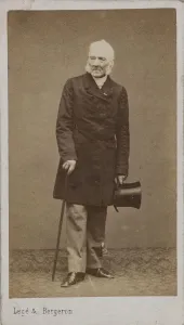 Albumin Photo Gallery: Portrait of the Composer Gustave Vogt (1781-1870). Creator