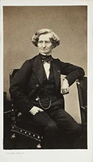 Portrait of the composer Hector Berlioz (1803-1869), ca 1860