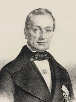 Portrait of the Composer Heinrich August Neithardt (1793-1861), c. 1850. Creator: Fischer
