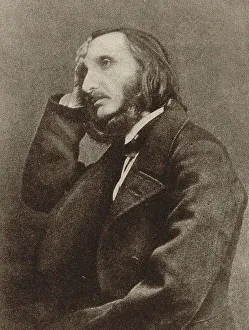 Ernst Prints: Portrait of the composer Heinrich Wilhelm Ernst (1814-1865). Creator: Anonymous