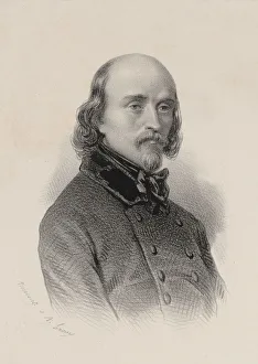 Leroux Prints: Portrait of the composer Henri Bertini (1798-1876), 1850