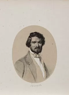 I Turgenev Memorial Museum Gallery: Portrait of the composer Hubert Leonard (1819-1890), 1853