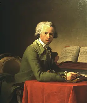 Portrait of the composer Ignace Pleyel (1757-1831), c1785. Creator: Vestier, Antoine (1740-1824)