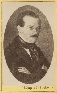 Portrait of the composer Jacob Niclas Ahlström (1805-1857). Creator: Photo studio C. F. Linge & Co, Stockholm. Portrait of the composer Jacob Niclas Ahlström (1805-1857). Creator: Photo studio C. F. Linge & Co, Stockholm