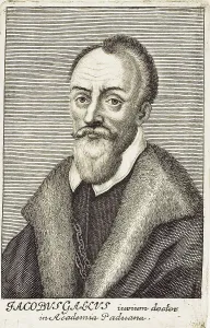 Portrait of the composer Jacobus Gallus (1550-1591), First Half of 17th cen.. Creator: Anonymous
