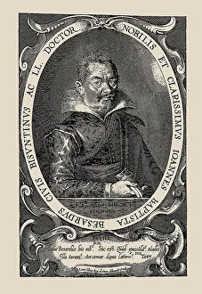 Kilian Prints: Portrait of the composer Jean-Baptiste Besard (c)