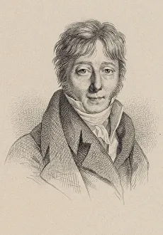 Lesueur Prints: Portrait of the composer Jean-François Le Sueur (1760-1837). Creator: Anonymous