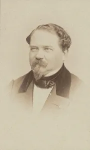 Portrait of the Composer Jean-Georges Kastner (1810-1867). Creator: Anonymous