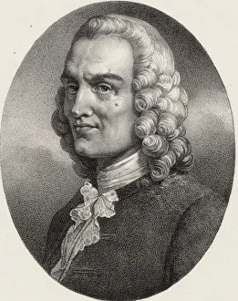 Portrait of the composer Jean-Philippe Rameau (1683-1764). Creator: Grevedon, Pierre Louis Henri