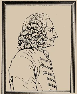 Portrait of the composer Jean-Philippe Rameau (1683-1764), c. 1800. Creator: Landon