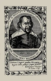 Portrait of the composer Johann Crüger (1598-1662). Creator: Anonymous