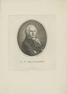 Portrait of the composer Johann Friedrich Reichardt (1752-1814), 1814. Creator: Riedel