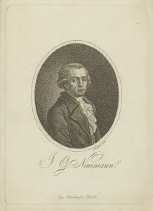 Portrait of the composer Johann Gottlieb Naumann (1741-1801), c. 1800. Creator: Scheffner
