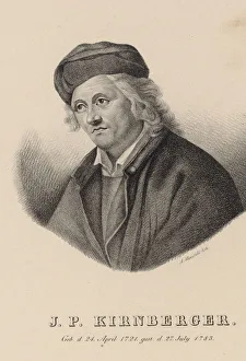 Portrait of the Composer Johann Philipp Kirnberger (1721-1783). Creator: Hatzfeld