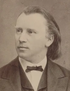 Johannes Brahms 1876 Print - Portrait of the Composer. Art Prints