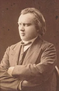 Portrait of the composer Johannes Brahms (1833-1897), 1872